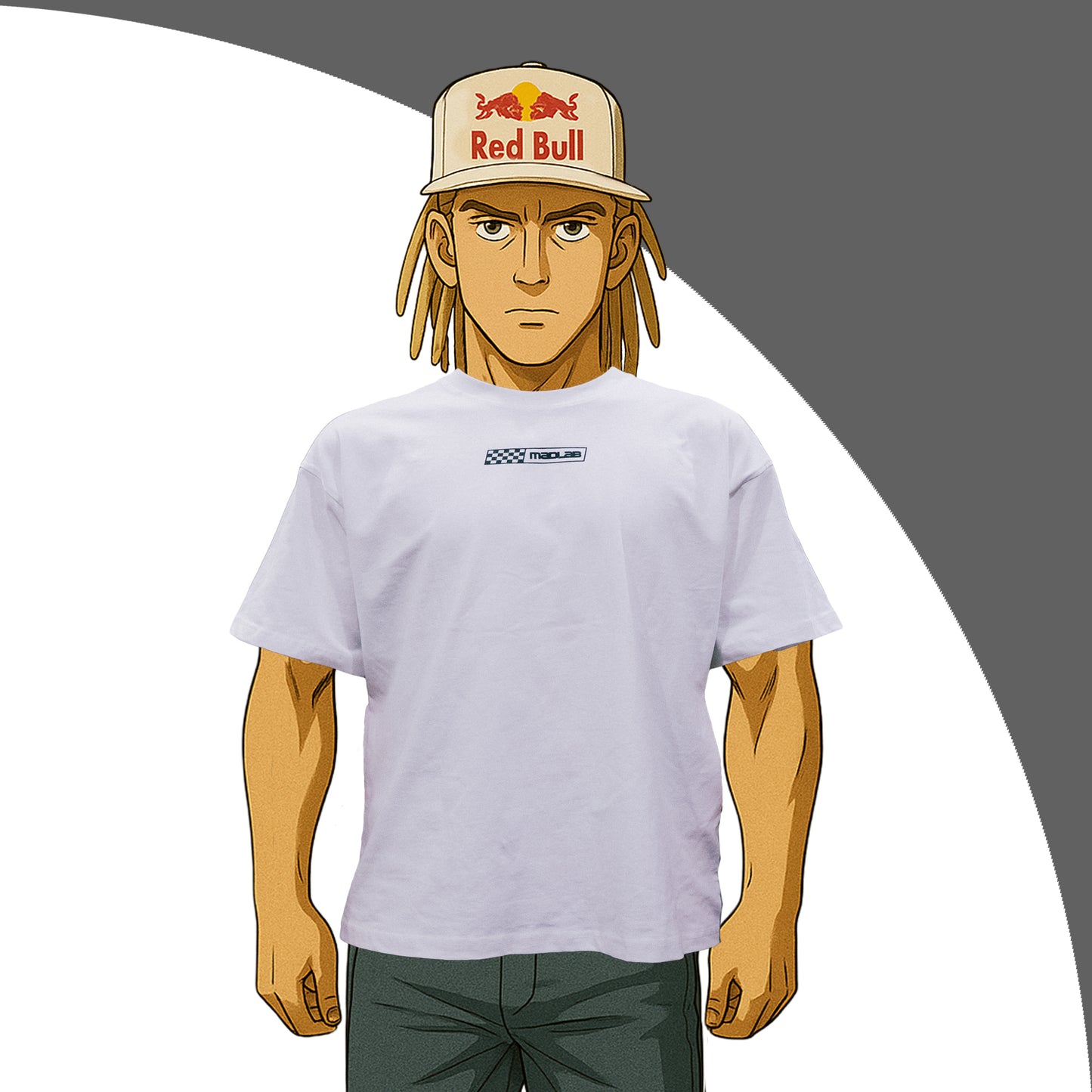 MADLAB - Flame On (White Tee)