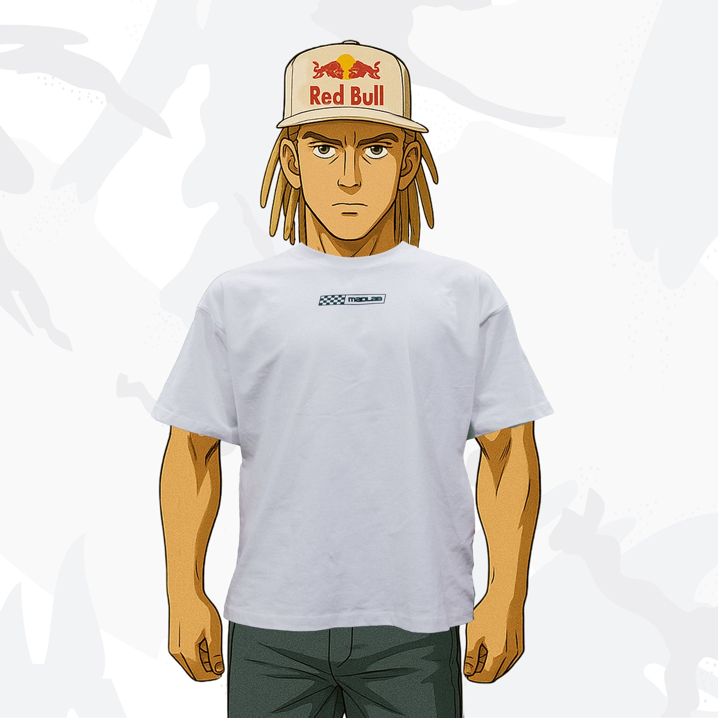 MADLAB - Flame On (White Tee)