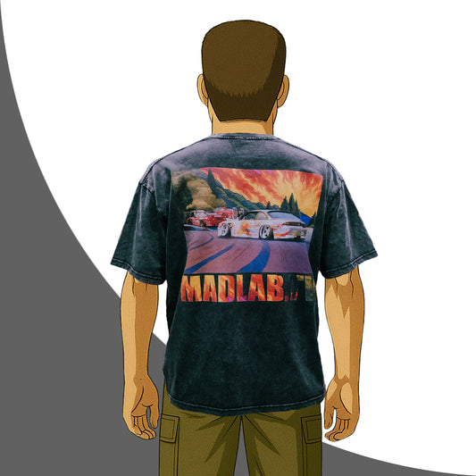 MADLAB - Flame On (Black Tee)